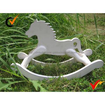 Vintage decorative wood rocking horse
