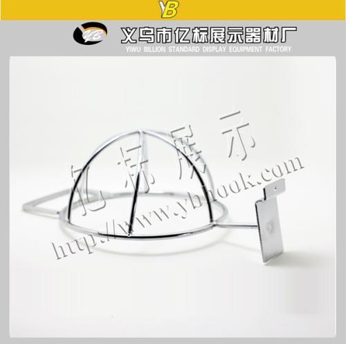 metalen chroom hoed display ring haak