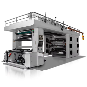 6 Color BOPP Label Plastic Bag Flexo Print Machine