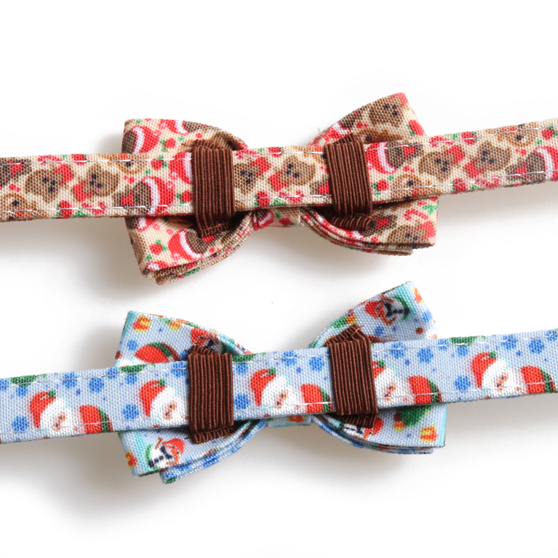 Pet Christmas Bowknot Details 2