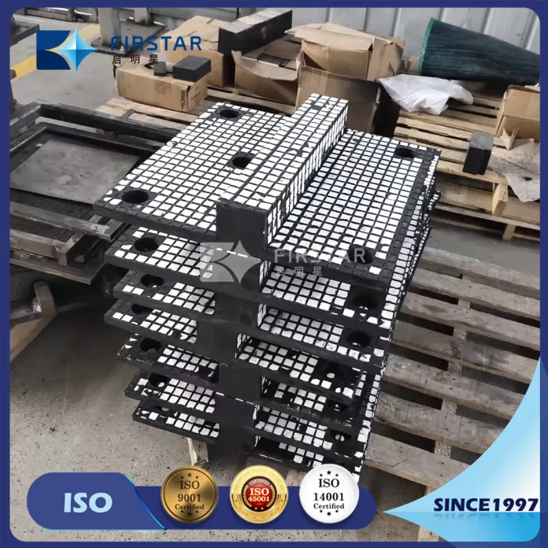 Alumina Wear Resistant Lining Vulcanized in Rubber with Steel Backing