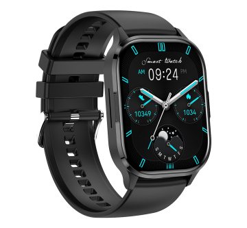 Bluetooth Connected Smart Watch mit Herzfrequenz, Blutdruck, Blutsauerstoff und Körpertemperaturüberwachung für Sportarten