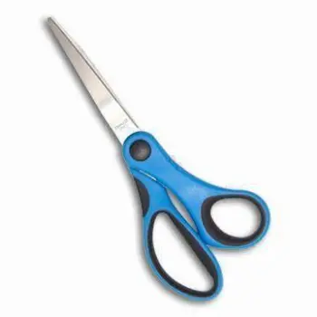 Utility scissors, ABS and rubber handle