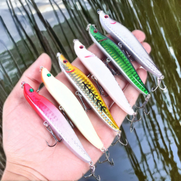 NEWMAJOR 16g 9.5cm Warbler Long Casting Sinking Pencil Lure for Bottom and Sea Fishing