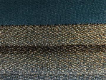 2020 Polyester nylon Plain Lurex Rib Fabric