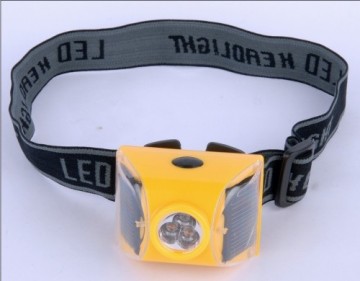 3led Solar Headlamp 