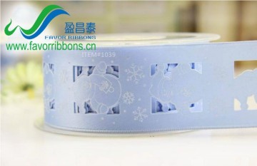 blue christmas ribbon