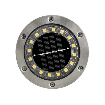 8 LED Solar-Powered Ground Lights - New Design IP65 Waterproof Outdoor Garden Path Lights