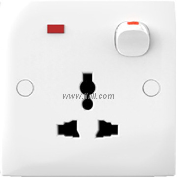 30 series——Switched 13A universal socket + neon