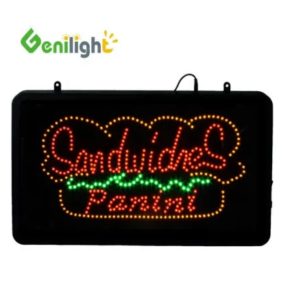 LED Neon Sign Board for Store Front: Fresh Bagels
