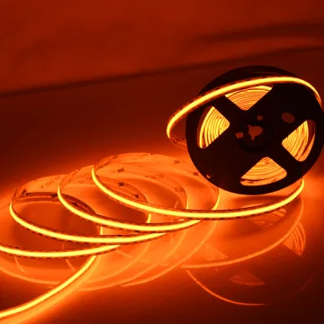 Orange cob led strip Factory Wholesale COB Purple Blue Orange Led Strip 420Leds/M Flexible Led Strip Light