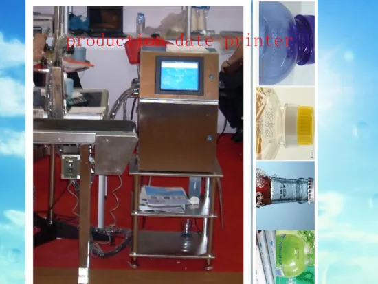 mineral water Production date printer