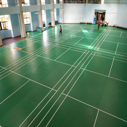 BWF Certified Rolling Cushioned PVC flooring