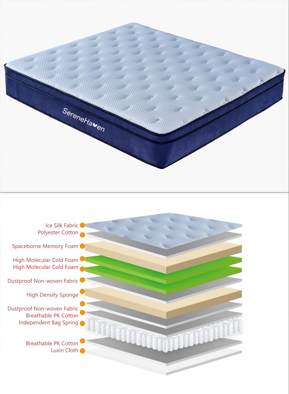 ice silk innerspring mattress (4)