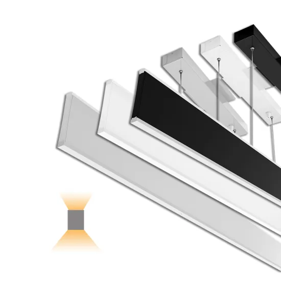 LED Slim-Line Linear Direct & Indirect Gapless Linkable Office Lighting