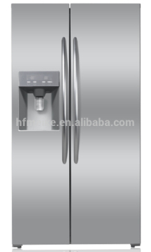 high end silver cheap double sided refrigerator
