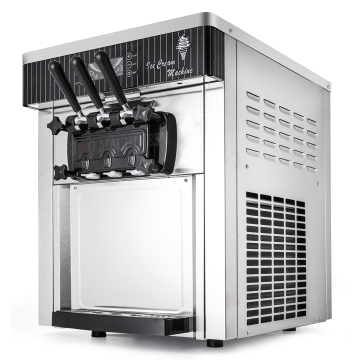 2200W 20-28L/H Display a LED commerciale gelato produttore di gelati con 2+1 gusti
