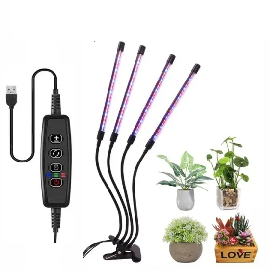 USB Timed Dimmable LED Grow Light Bar for Indoor Plant Growth