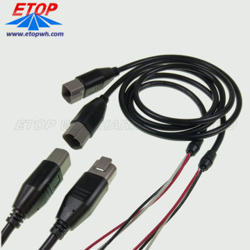 Conector DT y mazo de cables impermeabilizante DT04-2P