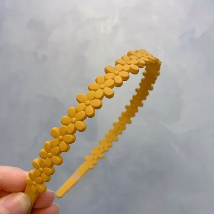 Plum Candy Color Women's Face Wash Headband Resin Hair Accessories