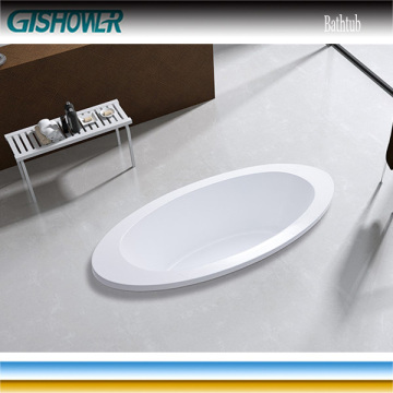 Indoor Drop in Acrylic Bath Tub, Oval Acrylic Bath Tub
