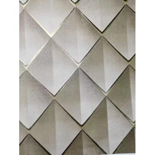 53 cm su geçirmez PVC modern geometrik tasarım duvar kağıdı