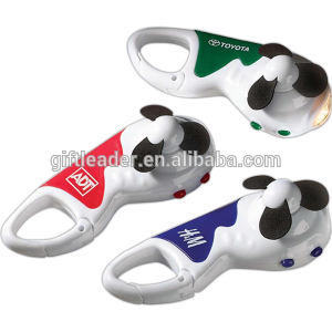 Plastic Travel Carabiner Fan with Flashlight