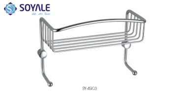 Brass Material Soap Basket with Chrome Finishing Sy-4903