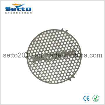 Etched Metal Grid Panel Decorative