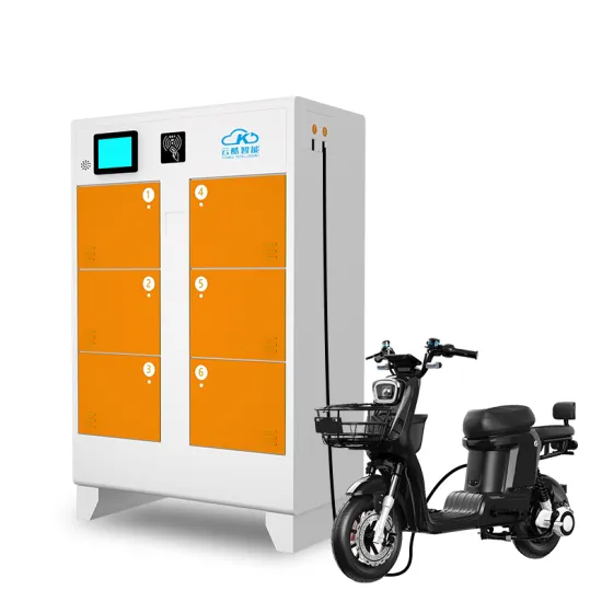 Orange-Style 6Slots Charging Cabinet with External 4Sockets