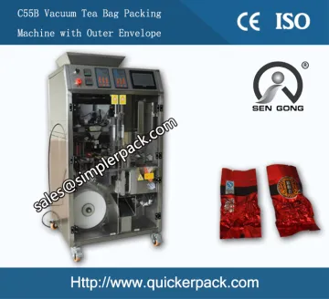 Tea Bag Vacuum Packaging Machine with Outer Envelop