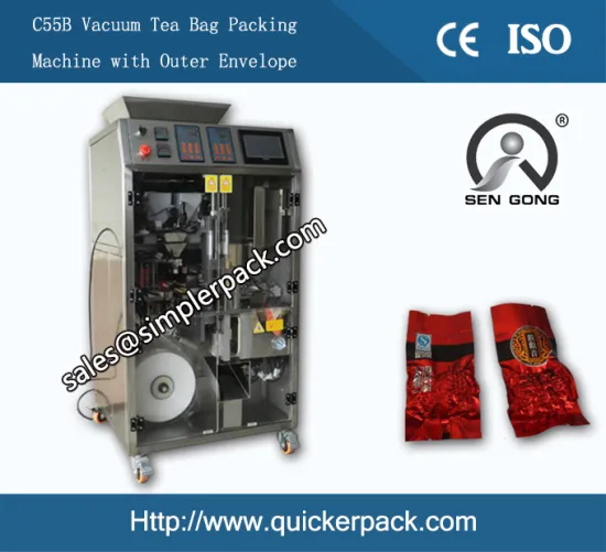 Tea Bag Vacuum Packaging Machine with Outer Envelop