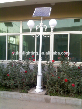 20W -60W garden street light/600mah ni-mh battery for solar garden lighting/iron garden light