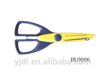 61/2" Children use Plastic handle paper craft decorative scissors