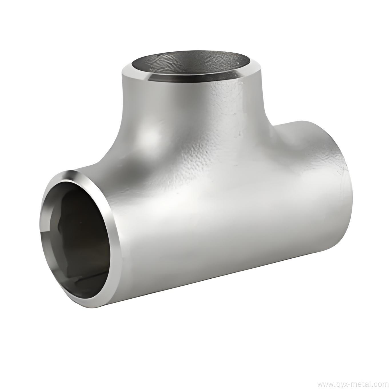 Customized High-Quality Titanium Tee Pipe Fittings
