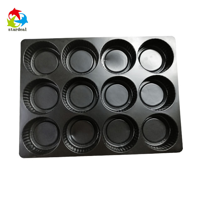 Custom PET Candy Muffin Plastic Insert Tray Packaging