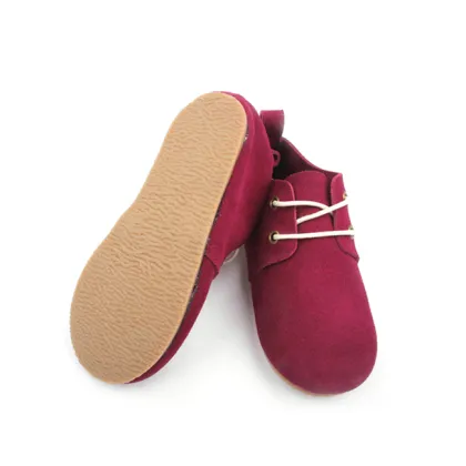 Red Hard Sole Kids Shoes