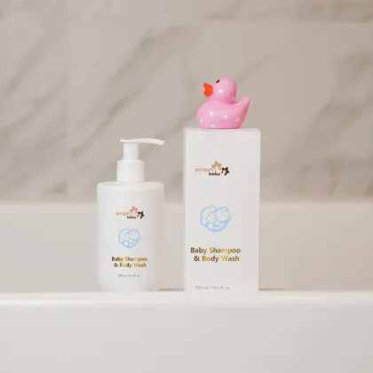 OEM Private Label Sulfate-Free 2-in-1 Baby Shower Gel & Shampoo - Moisture Organic Baby Wash
