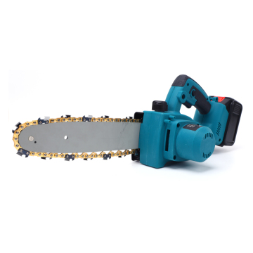 Electric Mini Handheld Chainsaw - Battery Operated One-Handed Electric Saw with Lithium-Ion Battery