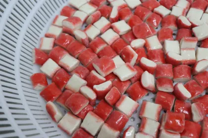 Wild Marine Caught Crab Meat Sticks Frozen Seafood