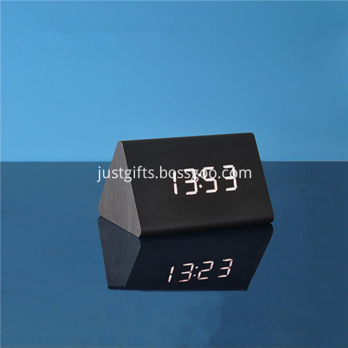 Promotional LED Wooden Table Clock 2