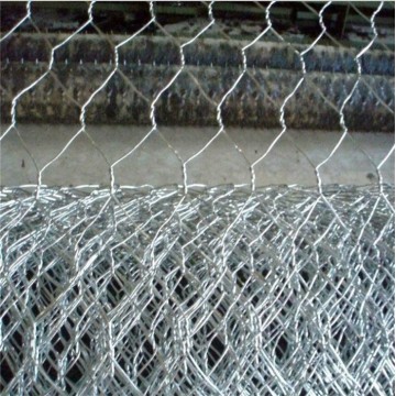 Wire mesh heksagonal dilapisi pvc galvanis yang dicelup panas