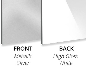 3MM Metallic Silver Aluminium Composite Panel