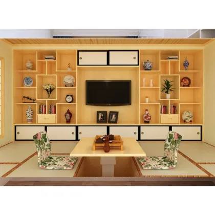 ISO 9001 Certified Modern Bedroom Storage Solid Wood Multifunctional Massage Tatami Bed