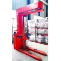 Forklift type rotary arm wrapping machine