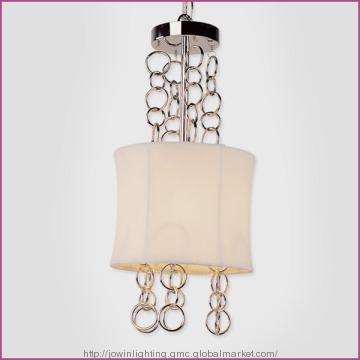 White Fabric Pendant Lamp JD6723/S WH