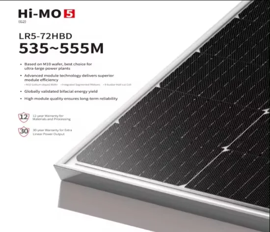 Hi-MO 5 LR5-72HBD Bifacial Mono Half Solar Panels by Longi Solar Panels Chinese Supplier