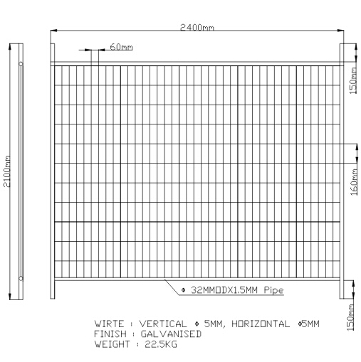 Canada Rental Temporary Panel Fence