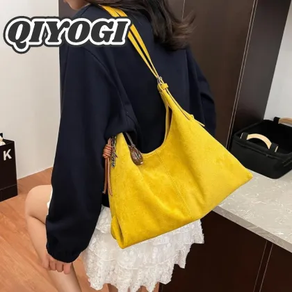 Winter New Light Luxury Deer Vacuum Tote Bag