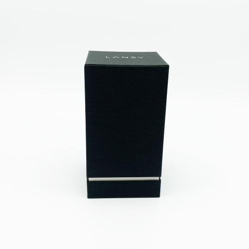 Black Texture Paper Box For Perfume Bottle